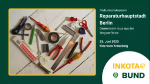 Podiumsdiskussion: Reparaturhauptstadt Berlin – Gemeinsam raus aus der Wegwerfkrise