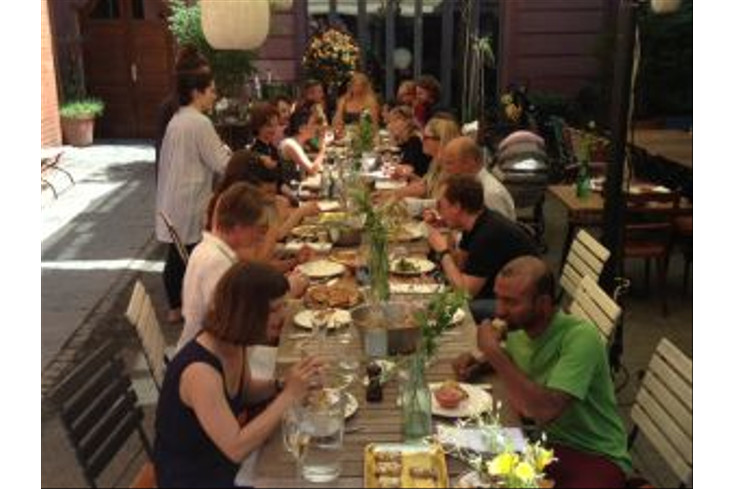 Guests Eating