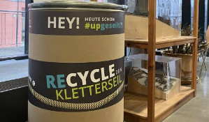 Recycling-Sammeltonne für Kletterseile- Deutscher Alpenverein Sektion Berlin