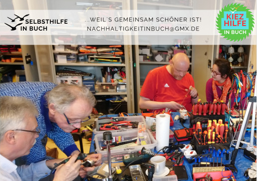 Selbsthilfe in Buch Repair Café