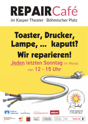 Repaircafé am Böhmischen Platz
