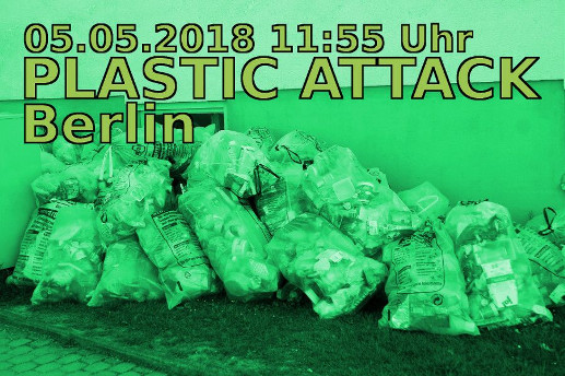 Plastic Attack Muellsaecke Quadrat