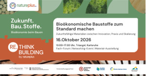 Bioökonomische Baustoffe zum Standard machen